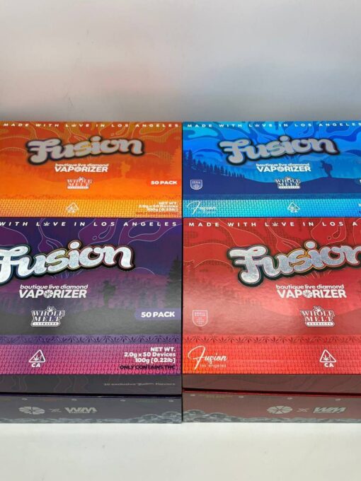 Fusion x Wholemelt Collab 2g Live Diamond Disposables