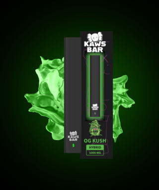 Enjoy convenience and premium flavor with the Kaws Bar Disposable Vape. A sleek, portable device offering smooth, satisfying vapor.