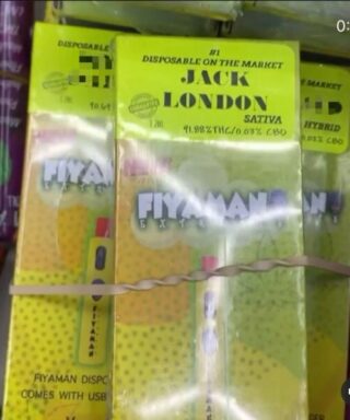 Buy Fiyaman Jack London – a bold, sativa-dominant vape cart delivering energizing effects and crisp citrus-pine flavor for all-day focus.
