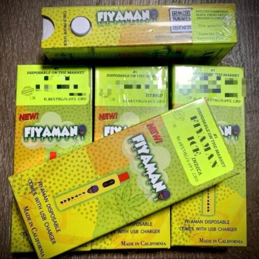 Shop Fiyaman Ice for sale – a refreshing, potent THC vape with minty flavor, smooth hits, and balanced hybrid effects you’ll love.
