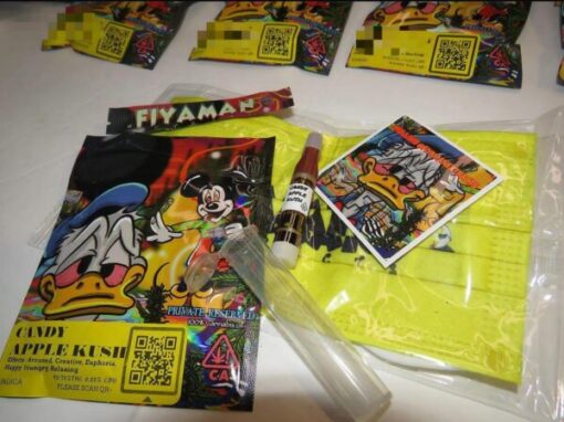 Fiyaman Carts Candy Apple Kush offers a sweet, fruity flavor with relaxing effects, perfect for unwinding and stress relief.